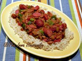 Easy Red Beans and Rice with Sausage