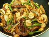 Family Favorites...Beef with Mushrooms and Pea Pods