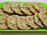 Family Favorites...Crisp Oat Pecan Cookies