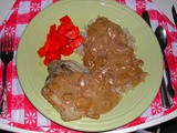 Family Favorites...Pork Chops with Mushroom Pan Gravy