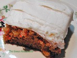 From The Garden...Carrot Sheet Cake