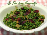 From the Garden...Green Peas with Bacon