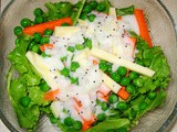 From the Garden...New Lettuce with Cream Dresing