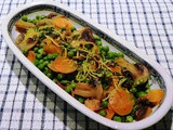 From the Garden...Peas, Carrots and Mushrooms