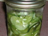 From the Garden...Refrigerator Cucumber Pickles