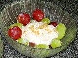 Grapes with Sour Cream and Brown Sugar
