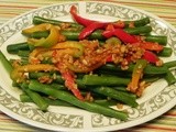 Green Beans in Yellow Pepper Butter