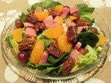 Ham Pecan Tossed Salad