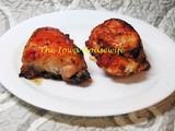 Honey Glazed Baked Chicken Thighs