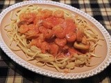 Linguine with Mushroom Shrimp Sauce