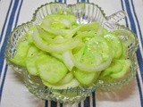 Mustard Cucumber Onion Salad