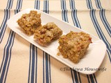 Oaty Rhubarb Streusel Bars