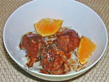 Orange Hoisin Chicken Meatballs