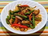 Peanut Pork and Noodle Salad