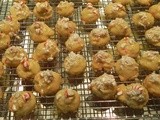 Peppermint Sandies with White Chocolate Glaze