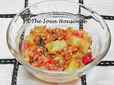 Rhubarb Pineapple Crisp