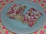 Rhubarb Squares