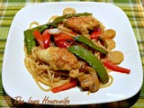 Small Recipes...Ginger Chicken with Linguine