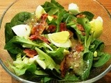 Spinach Salad with Cider Dressing