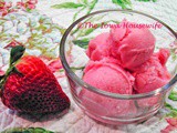 Strawberry Buttermilk Sherbert