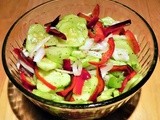 Summer Cucumbers and Sweet Peppers