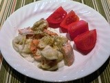 Tortellini with Salmon Sauce