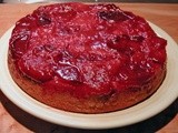 Upside-down Plum Cake