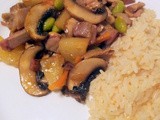 Roast Pork Sweet & Sour Stir Fry (And a quick dessert)