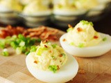 Bacon-Cheddar Deviled Eggs