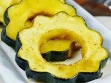 Baked Acorn Squash with Maple Glaze