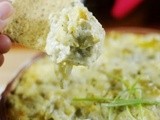 Baked Artichoke Dip with a Kick {& Green Giant Veggie Chips #GiantFlavor}