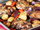 Balsamic Chicken Sheet Pan Dinner