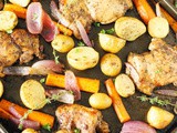 Balsamic Chicken Sheet Pan Supper