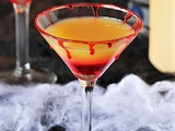 Bloody Sunrise Halloween Cocktail