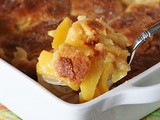 Brandied Peach Cobbler