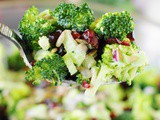Broccoli Salad with Bacon & Dried Cranberries
