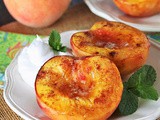 Brown Sugar Baked Peaches ~a Health(ier) Sweet Treat