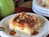 Caramel Apple Cheesecake Squares