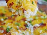 Cauliflower {Just Like} Loaded Baked Potato Casserole