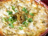 Cheesy Baked Artichoke Dip with a Kick