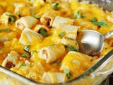 Cheesy Taquito Rice Bake