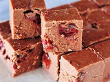 Chocolate Covered Cherry Amaretto Fudge