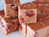 Chocolate Covered Cherry Amaretto Fudge