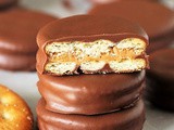 Chocolate Covered Peanut Butter Ritz Cookies