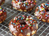 Chocolate Glazed Baked Donuts