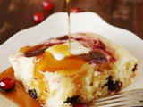 Cranberry Baked Buttermilk Pancakes