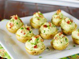 Creamy Bacon Guacamole Potato Bites