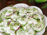 Creamy Ranch Cucumber Salad