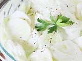 Cucumbers in Sour Cream