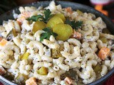 Dill Pickle Macaroni Salad